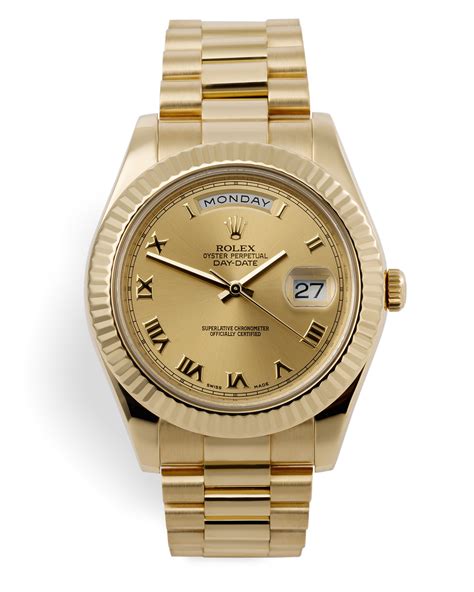 rolex day date ii 41mm yellow gold price|Rolex Day-Date ll 218238.